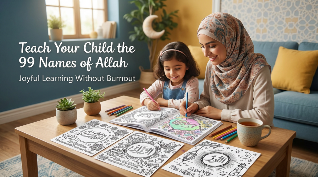 busy mum coloring sheets marketing mockup 1